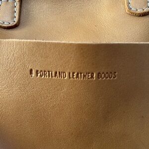 Honeycomb gold metallic Portland leather crossbody